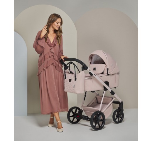 Carucior 3 in 1 Delta Natura Collection Adamex Rose cu scoica